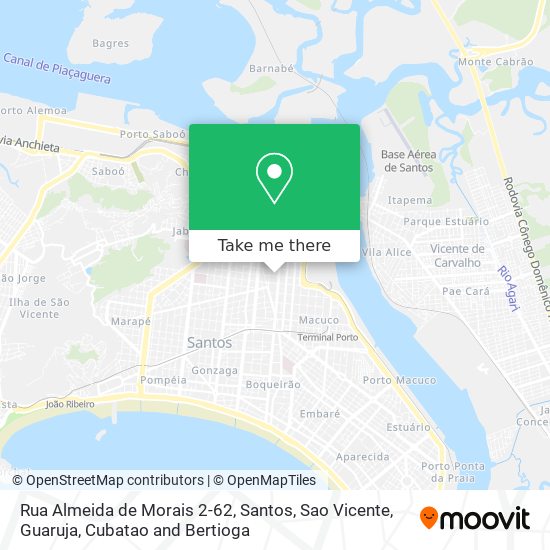 Rua Almeida de Morais 2-62 map