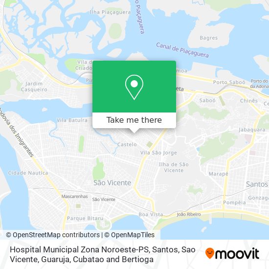 Hospital Municipal Zona Noroeste-PS map
