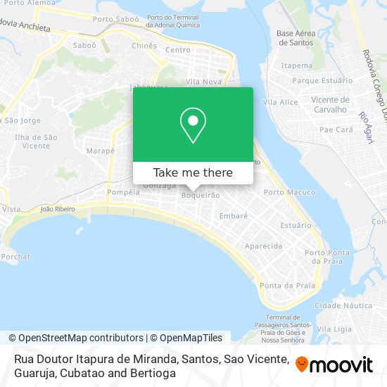 Mapa Rua Doutor Itapura de Miranda