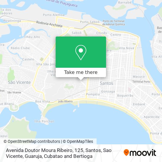Avenida Doutor Moura Ribeiro, 125 map