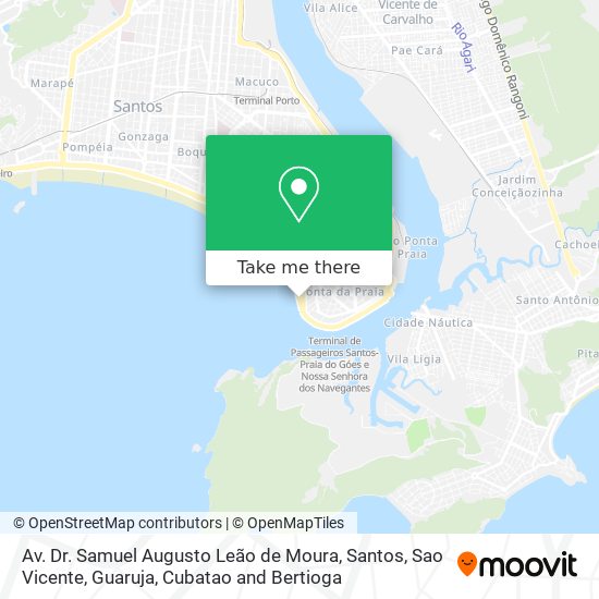 Av. Dr. Samuel Augusto Leão de Moura map