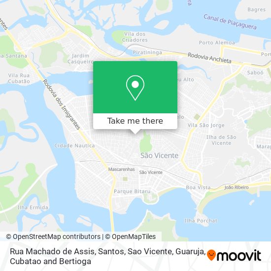 Rua Machado de Assis map
