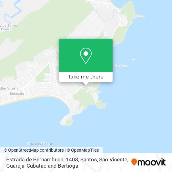 Estrada de Pernambuco, 1408 map