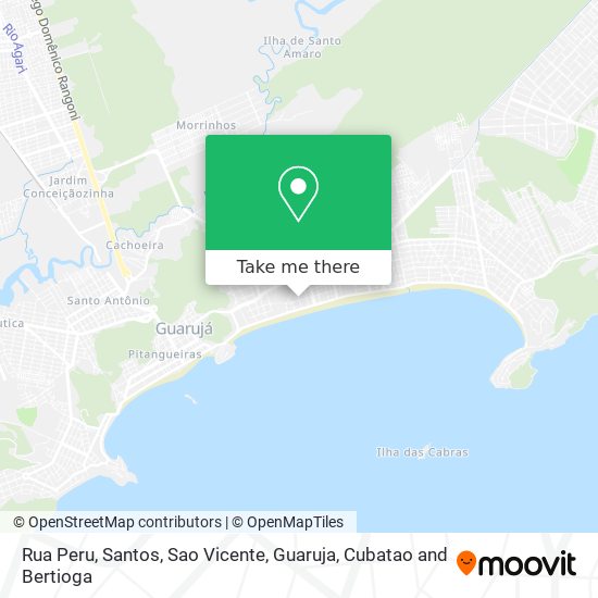 Rua Peru map