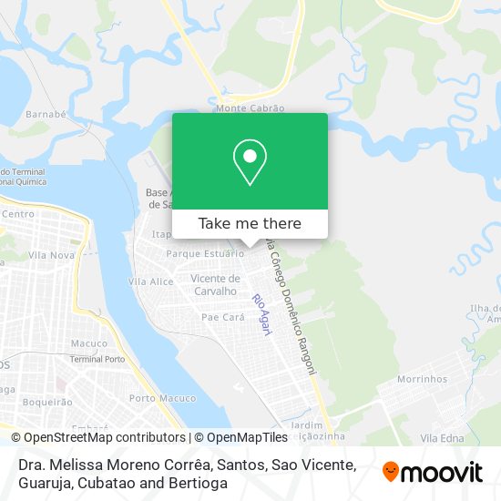 Mapa Dra. Melissa Moreno Corrêa