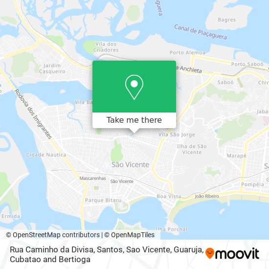 Rua Caminho da Divisa map