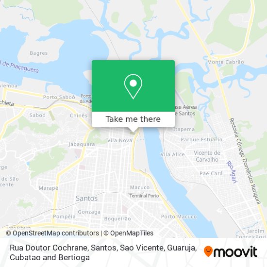 Rua Doutor Cochrane map