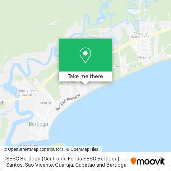 SESC Bertioga (Centro de Ferias SESC Bertioga) map