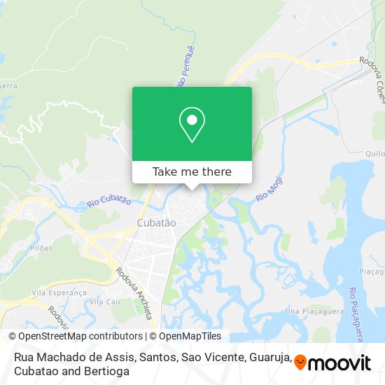 Rua Machado de Assis map