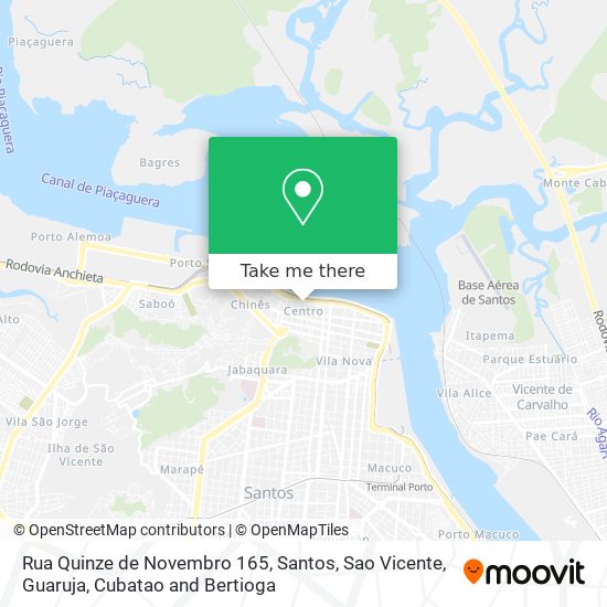 Rua Quinze de Novembro 165 map