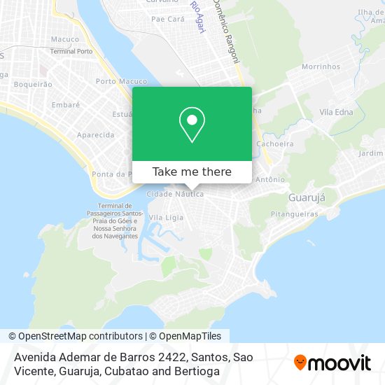 Avenida Ademar de Barros 2422 map