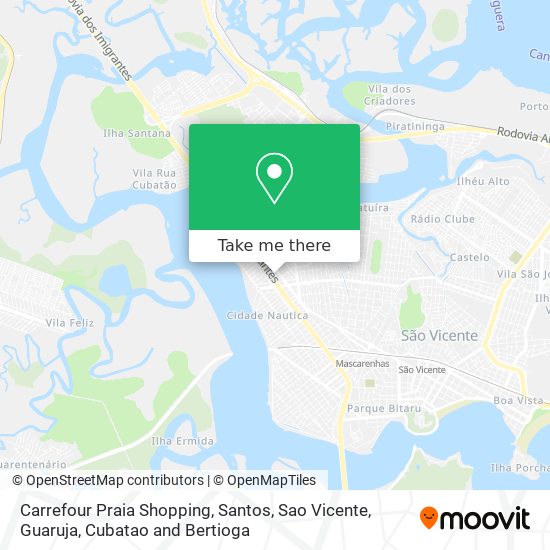 Carrefour Praia Shopping map
