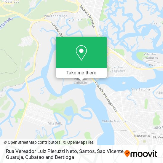 Rua Vereador Luiz Pieruzzi Neto map