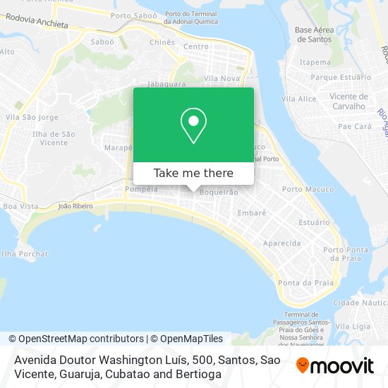 Mapa Avenida Doutor Washington Luís, 500