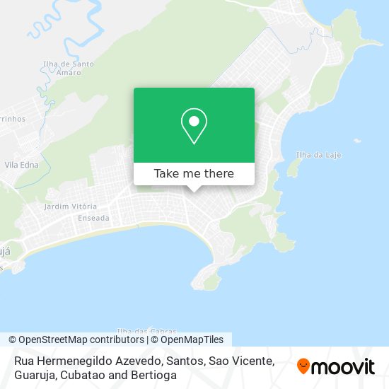 Mapa Rua Hermenegildo Azevedo