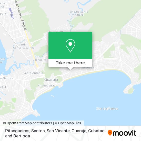 Pitangueiras map