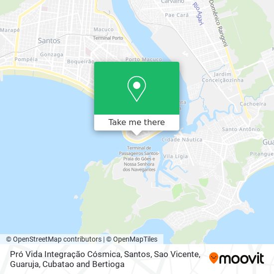 Pró Vida Integração Cósmica map