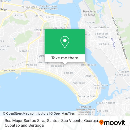 Rua Major Santos Silva map