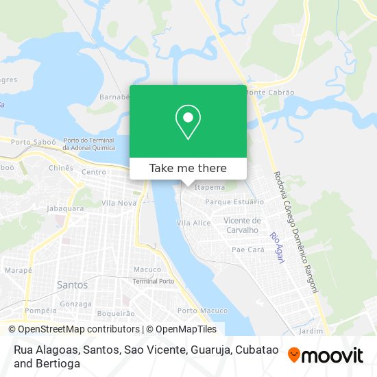 Rua Alagoas map