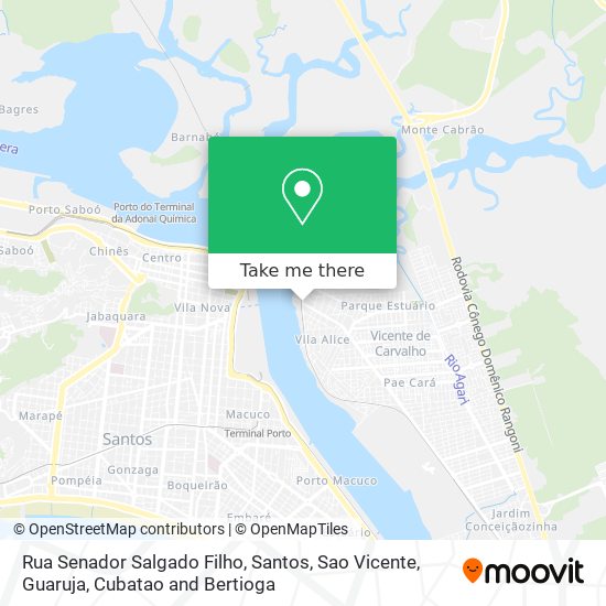 Rua Senador Salgado Filho map