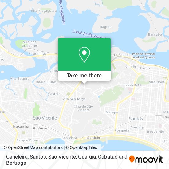 Caneleira map