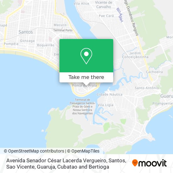 Avenida Senador César Lacerda Vergueiro map