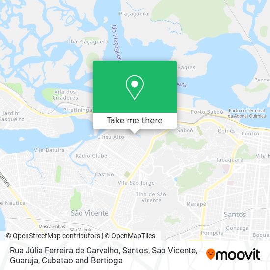 Rua Júlia Ferreira de Carvalho map