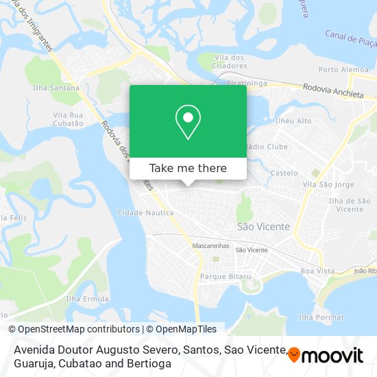 Mapa Avenida Doutor Augusto Severo