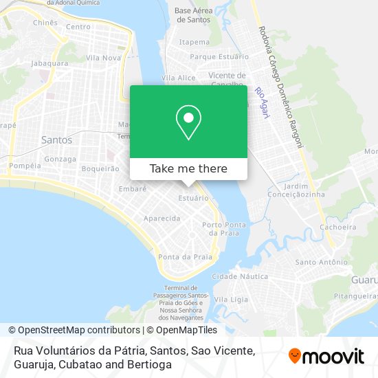 Rua Voluntários da Pátria map