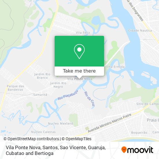 Vila Ponte Nova map