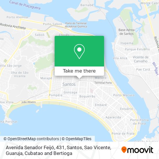 Avenida Senador Feijó, 431 map