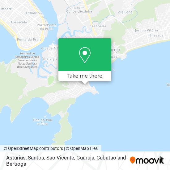 Astúrias map