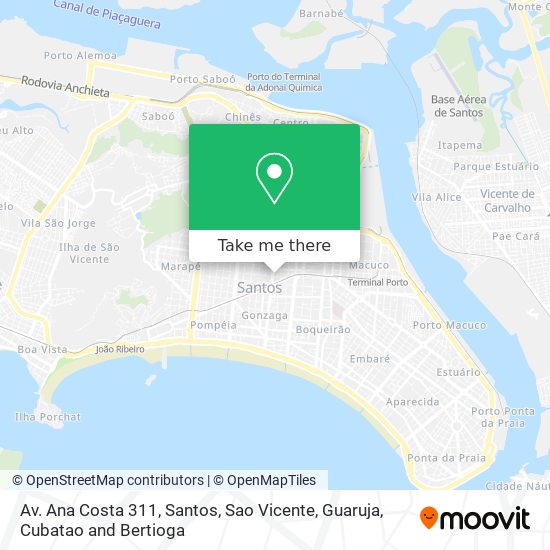 Av. Ana Costa 311 map