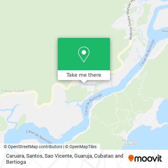 Mapa Caruara