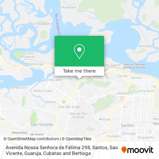 Avenida Nossa Senhora de Fátima 298 map
