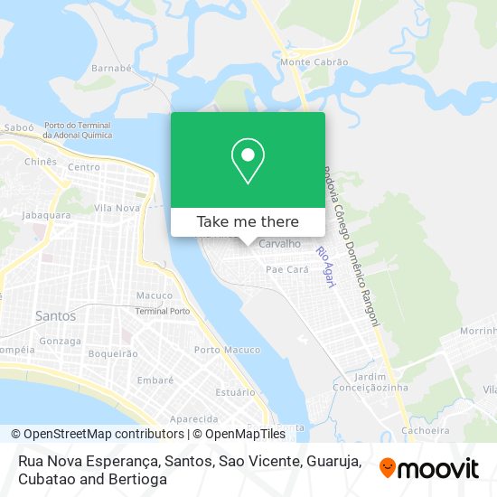 Mapa Rua Nova Esperança