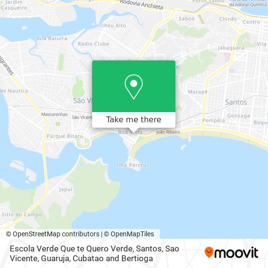 Escola Verde Que te Quero Verde map