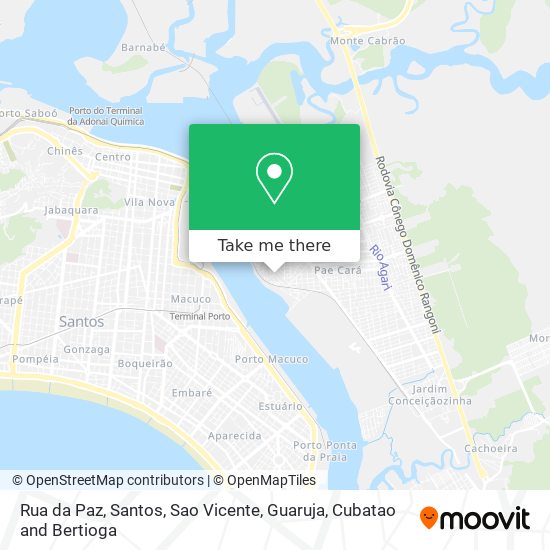Rua da Paz map