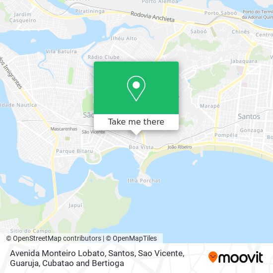 Avenida Monteiro Lobato map