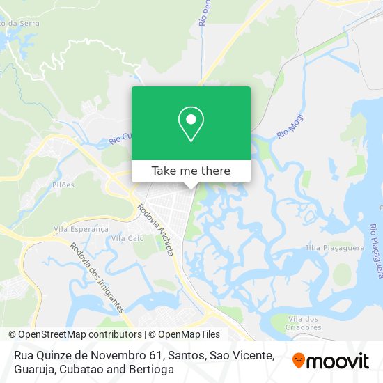 Rua Quinze de Novembro 61 map