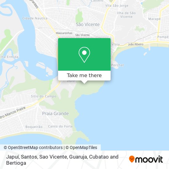 Japuí map