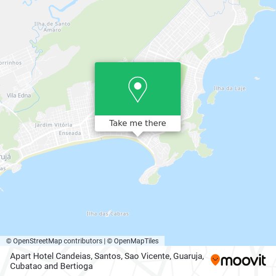 Apart Hotel Candeias map