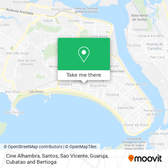Cine Alhambra map