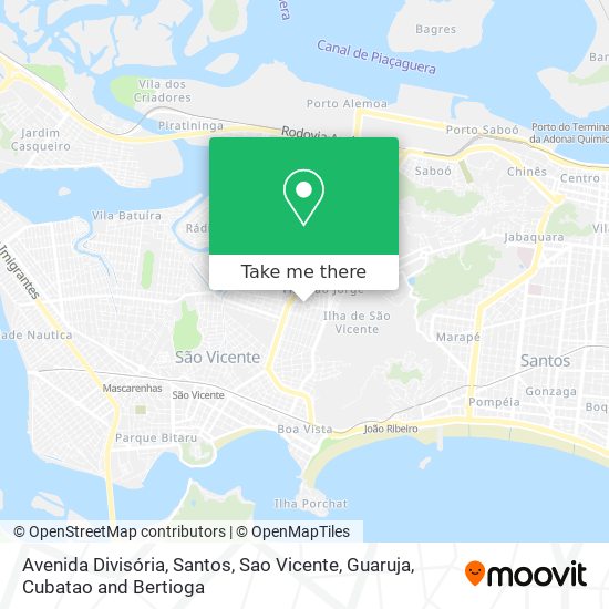 Avenida Divisória map