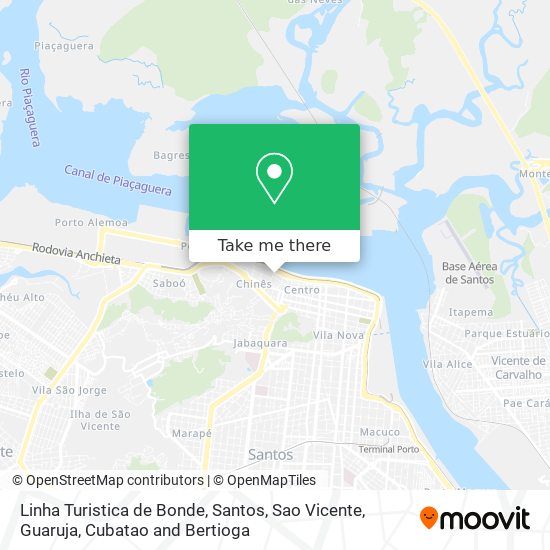 Linha Turistica de Bonde map
