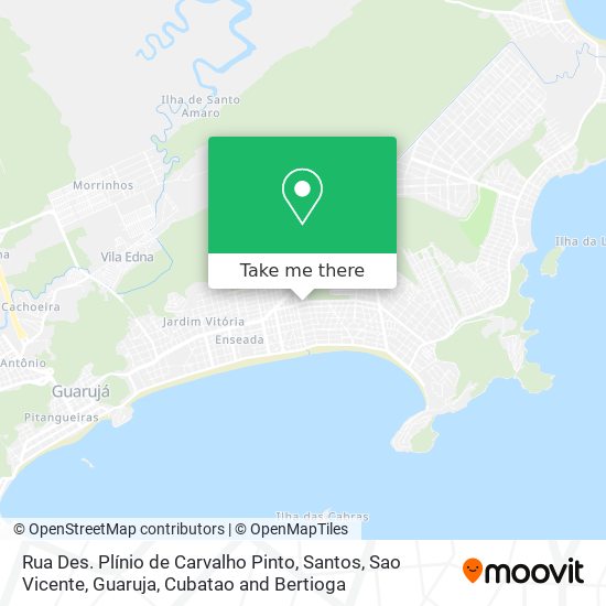 Rua Des. Plínio de Carvalho Pinto map