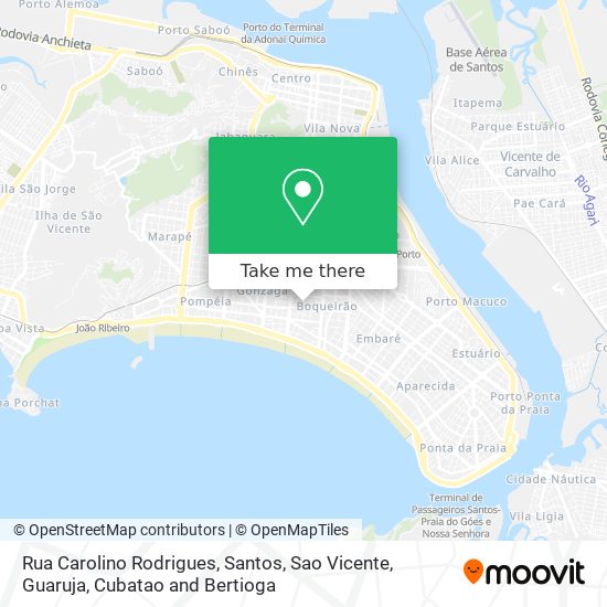 Rua Carolino Rodrigues map