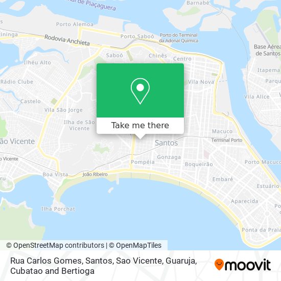 Rua Carlos Gomes map