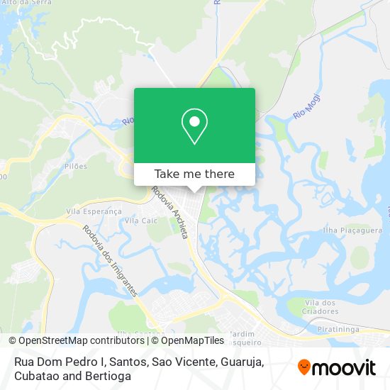 Rua Dom Pedro I map