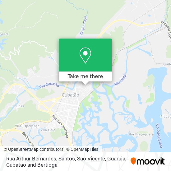Rua Arthur Bernardes map